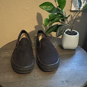 Vans Black Canvas Slip-On